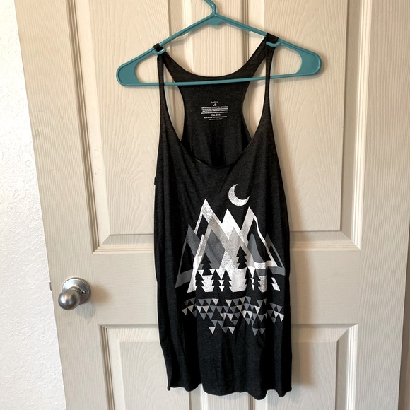 Tops - Women’s Moon and Mountains Tank Top